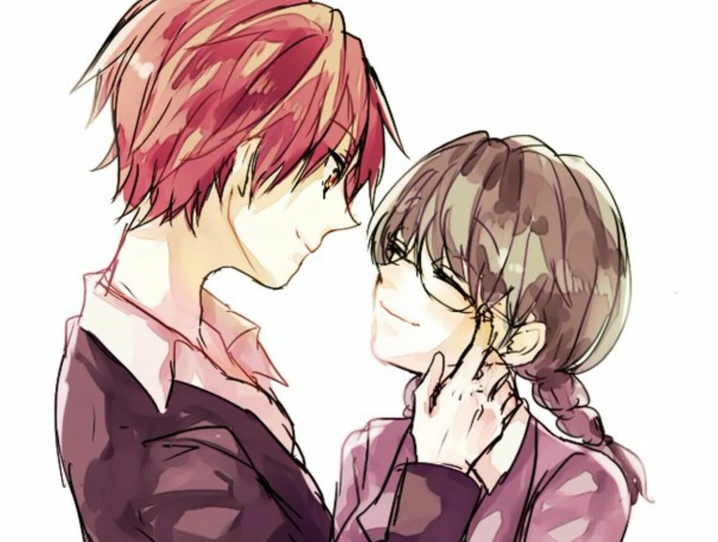 Карма пары. Окуда Манами арт. Karma Akabane x Manami Okuda icons.