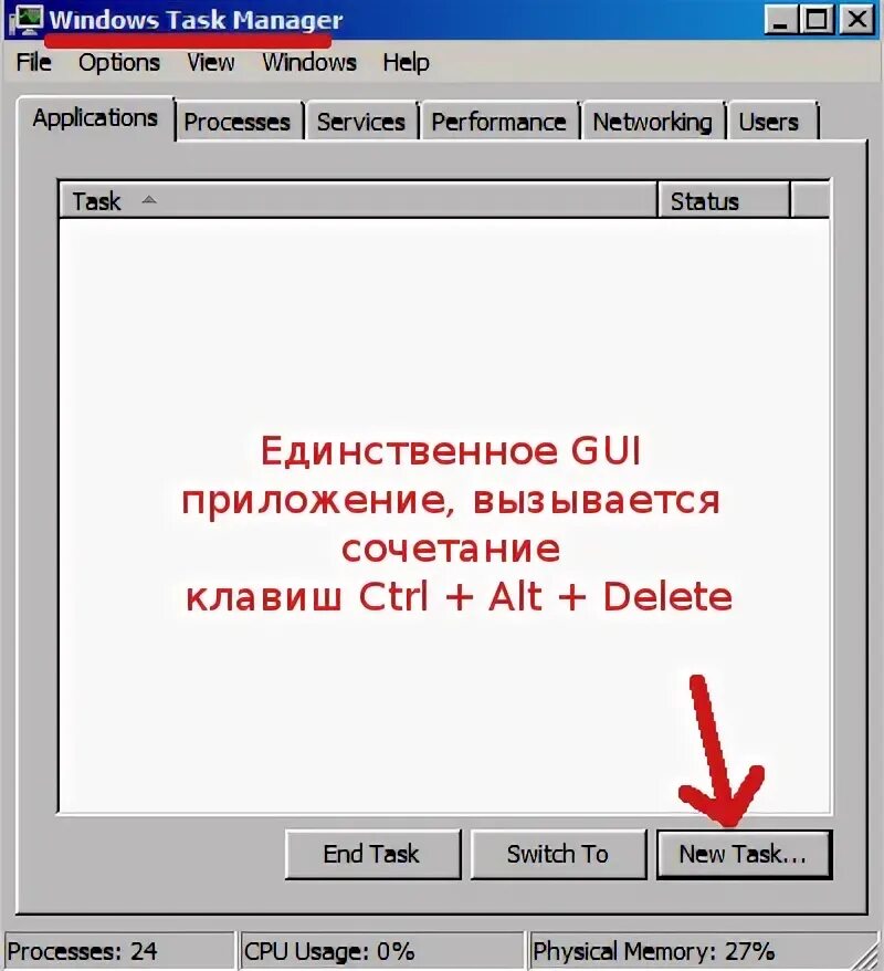 Диспетчер задач через cmd. Диспетчер задач через cmd