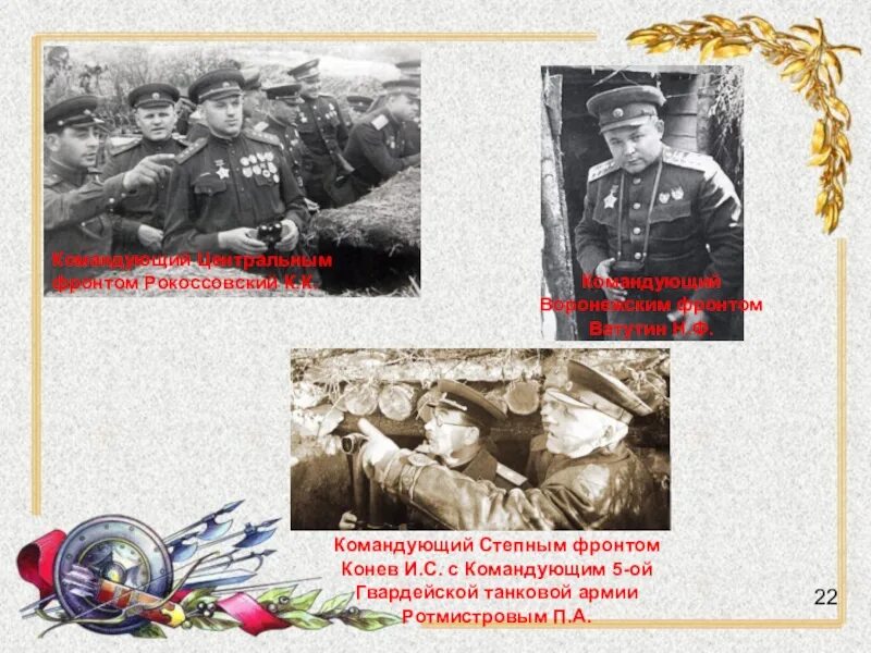 Командующий степным фронтом в 1943. Командование степным фронтом Конева. Конев Степной фронт. Командование 5 Гвардейской танковой армией. Командующий степным фронтом в курской битве