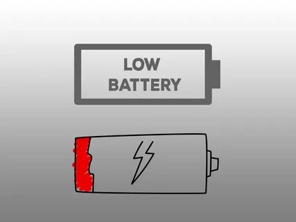 Пишет low battery