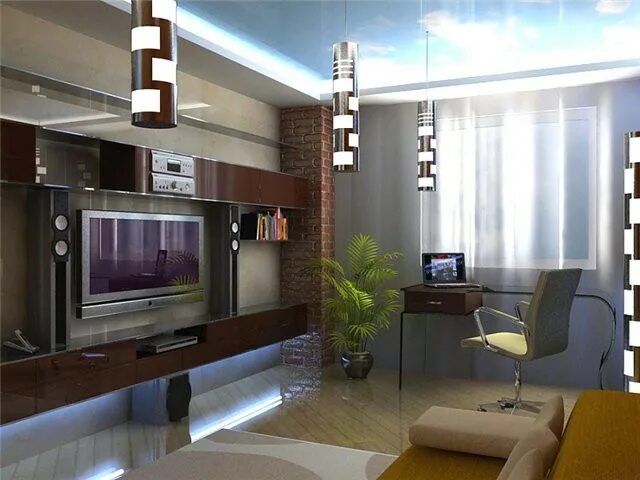 Гостиная с рабочим местом. Гостиная комната. Гостиная в обычной квартире. Интерьер гостиной. Интерьер гостинной в 15 кв м.