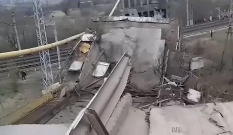 Обрушение путепровода в смоленске