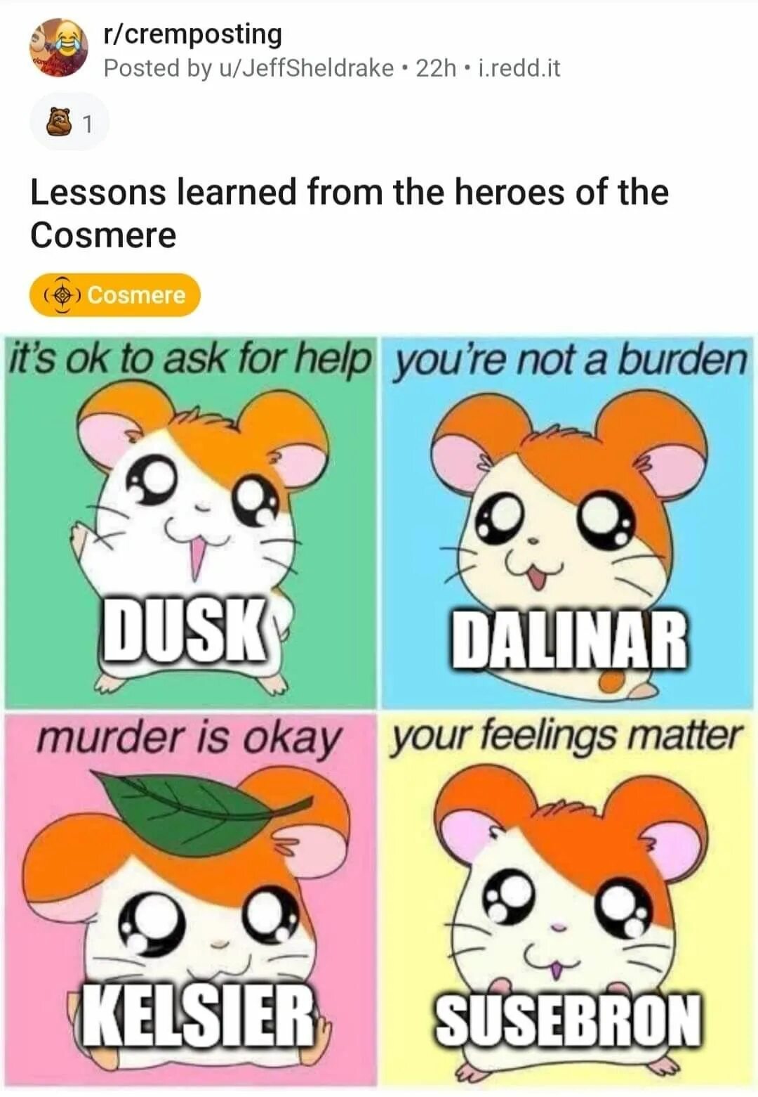 Its not right but its okay. Its not right but its okay