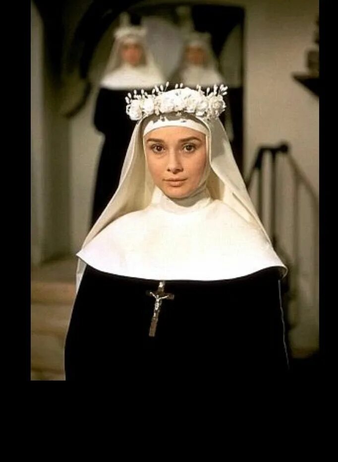 История монахини фильм 1959 кадры. Одри хепберн история монахини. Одри хепберн монахиня. Одри хепберн nun. Одри хепберн в роли монахини.