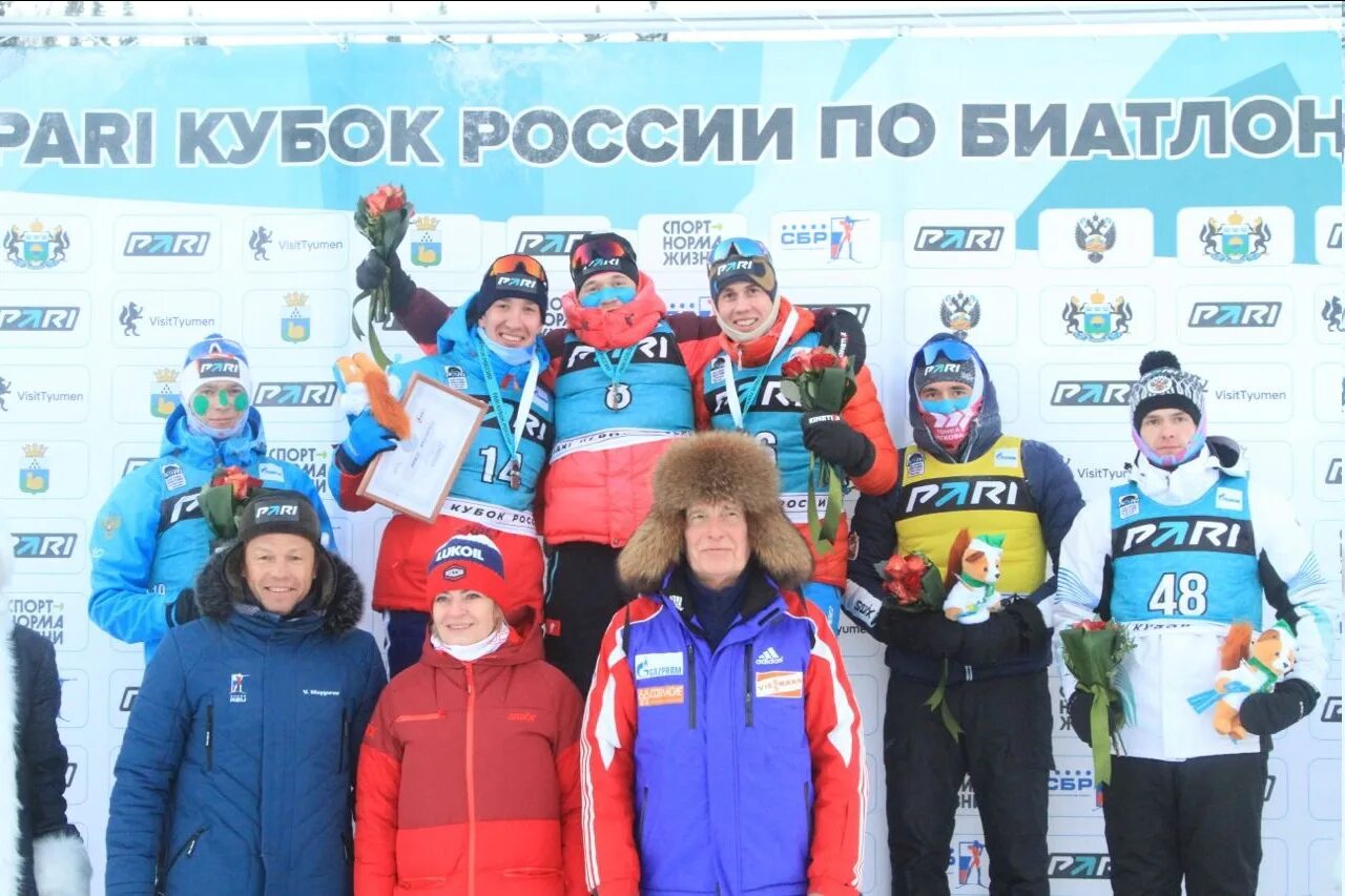 Биатлон мужчины 10 км. Российские биатлонистки.