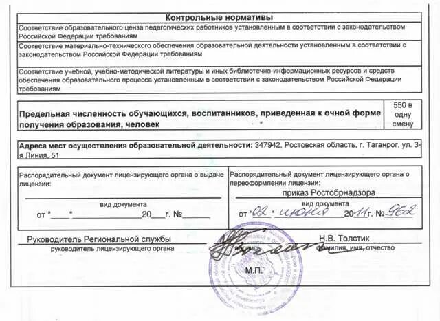 Документы для зачисления ребенка в школу