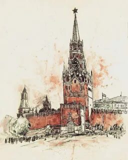 Москва кремль графика