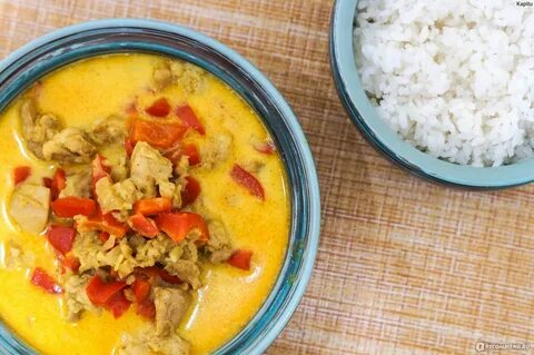 Рецепт курицы карри с кокосовым молоком