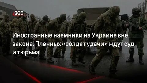 Наемники сдались в плен