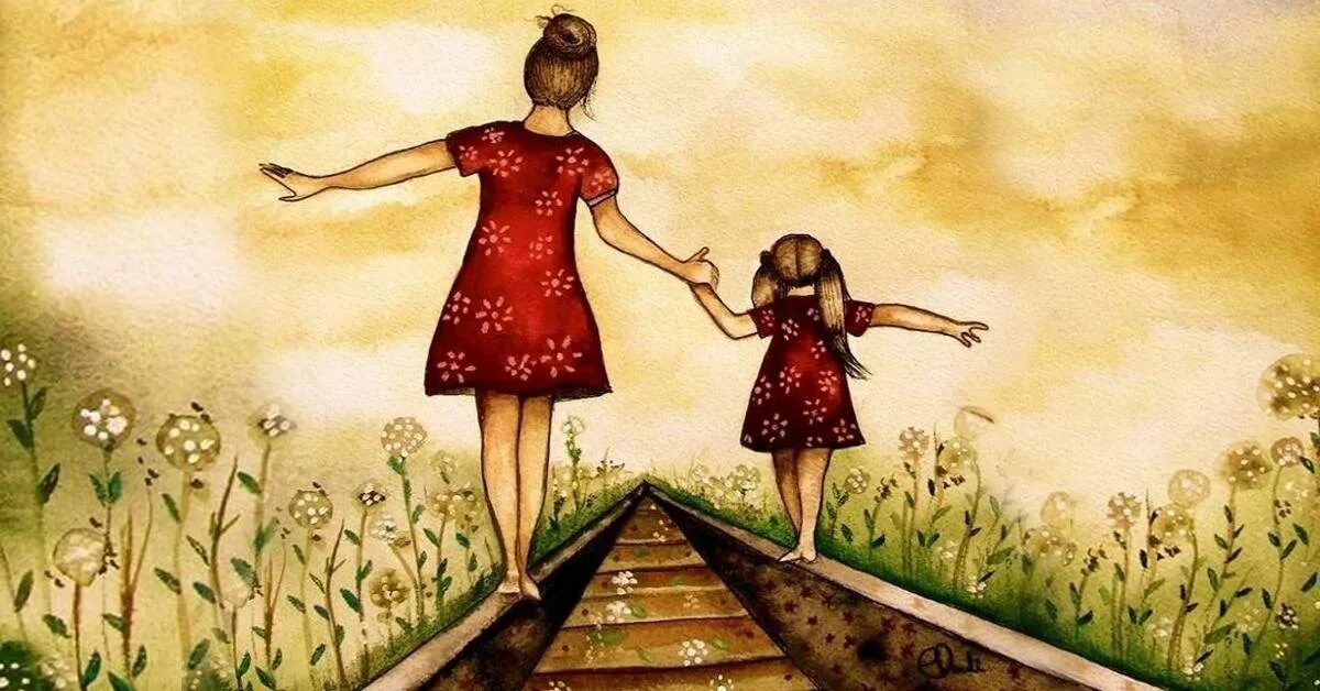 Мама и дочь иллюстрация. Иллюстрации счастье. Мама и дочка рисунок. Мать и дочь рисунок. Мама пойдем в парк