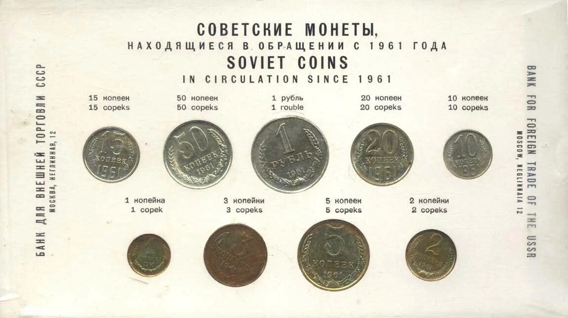 Набор монет 1958 года 1-5 копеек. Вес советских монет. Монеты СССР на вес. Размеры советских монет.