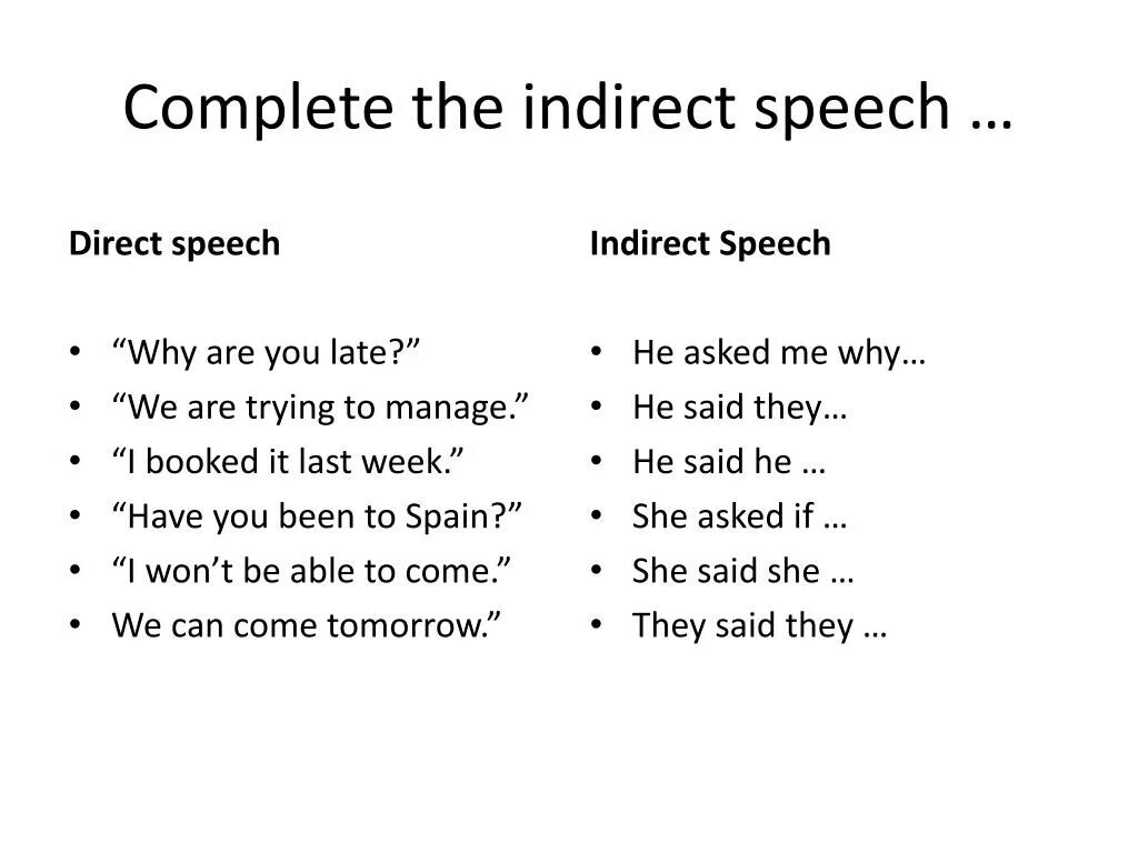 Direct and indirect Speech. Direct Speech reported Speech упражнения. Упражнения direct and indirect. Reported Speech таблица.