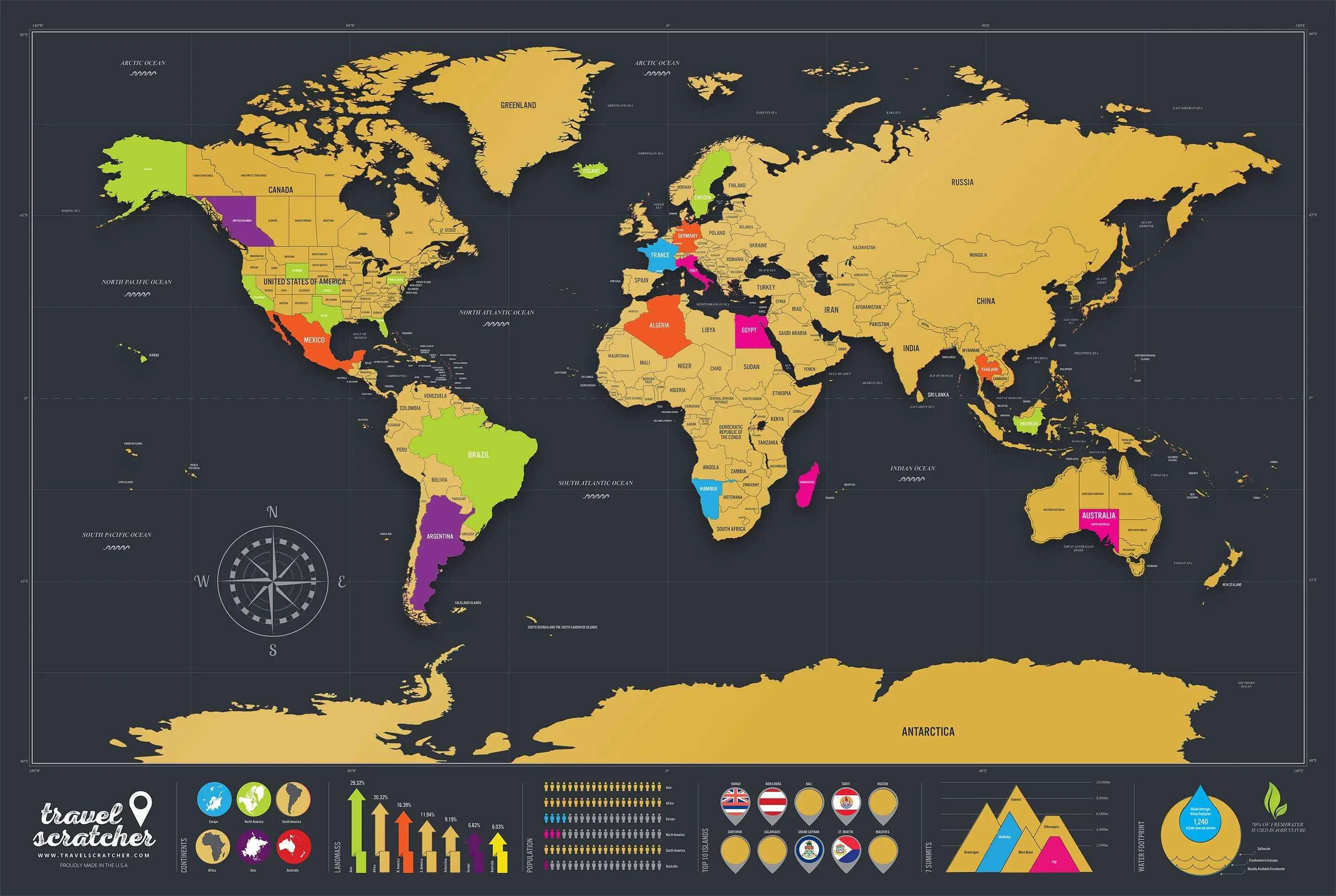 World Map Travel. Вандавижн Постер карта. Scratch off World Map.