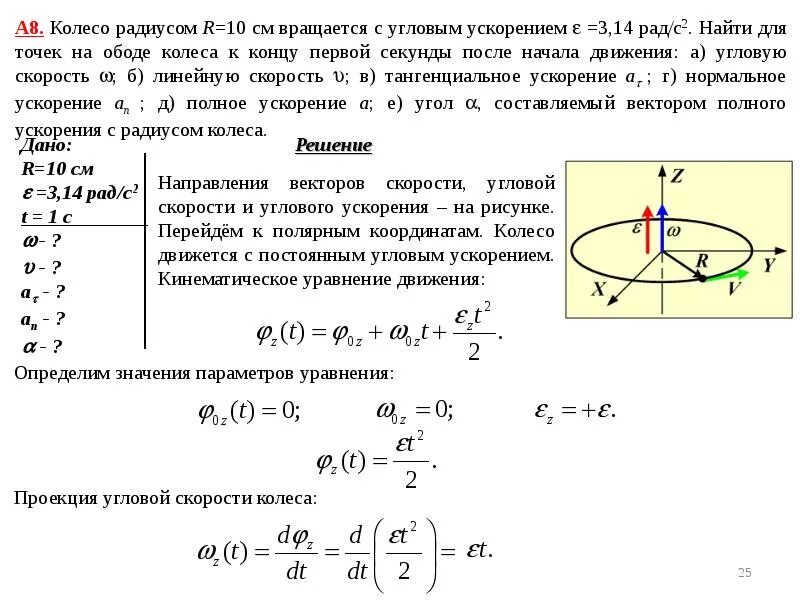 Угловой путь угловая скорость угловое ускорение. Угловое ускорение величина и направление. Диск с радиусом r 10 см вращается. Момент вращения через угловое ускорение.