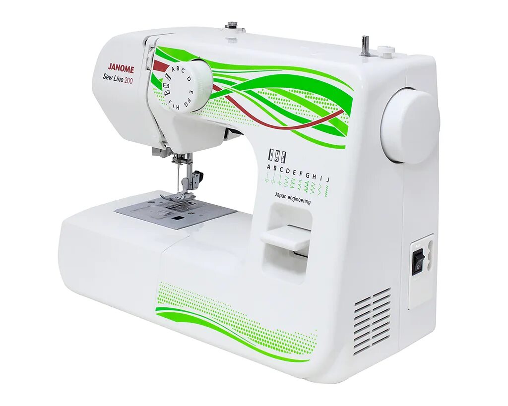 Cc line. Janome Sew line 200. Janome швейная машина с 2мя крутилками. Family 200 Pro швейная машина. БШМ "Aurora"Sewline 35.