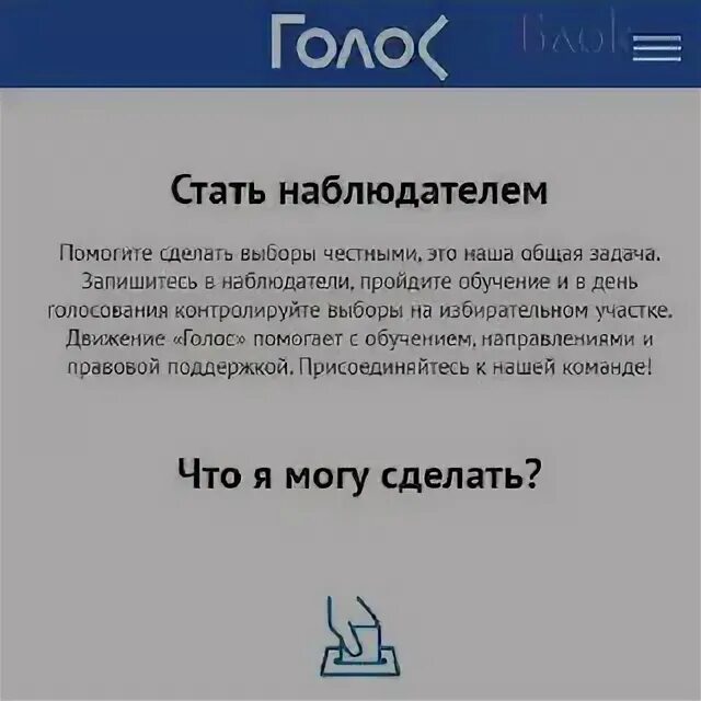 Почему я решил стать наблюдателем на выборах. Почему я решил стать наблюдателем на выборах
