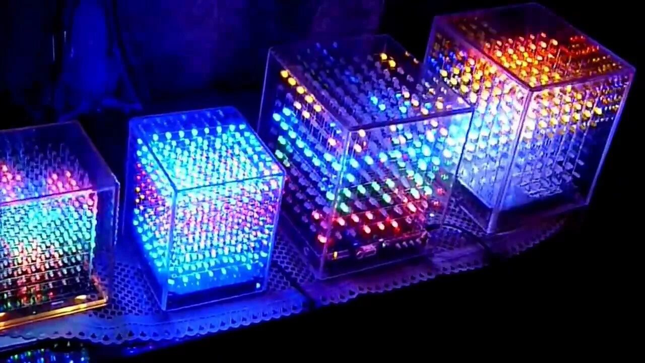 Cube 16. Куб 8х8х8. Светодиодный куб 8х8х8. Светодиодный куб 16х16х16. Led Cube 8x8x8 + Arduino.