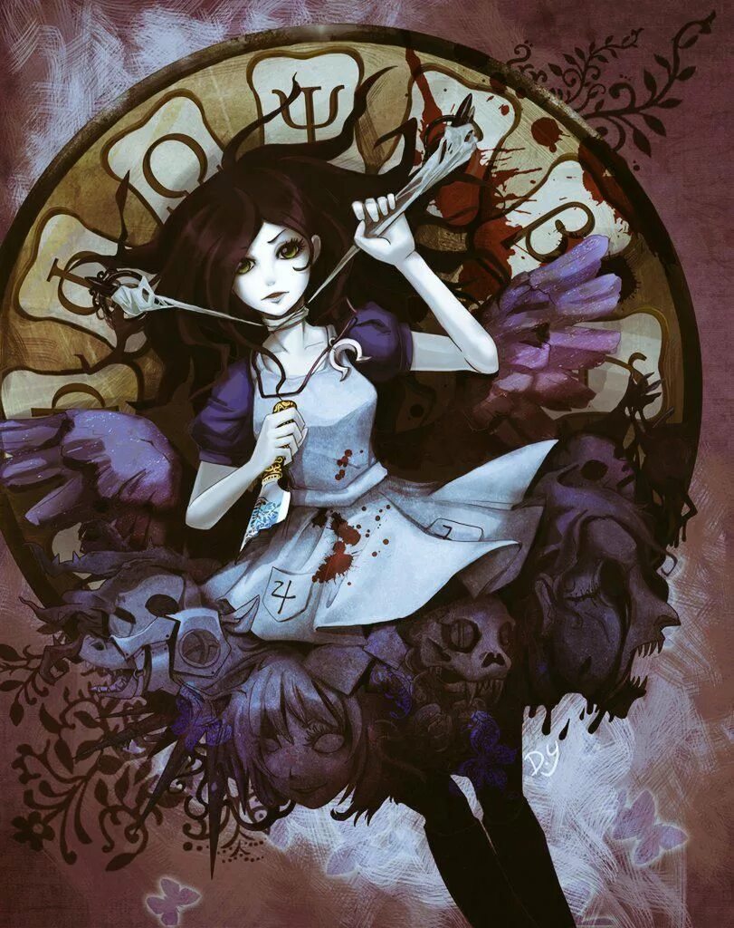 Картинки алисы. Алиса в стране кошмаров Алиса Лидделл. Алиса Лидделл из Alice Madness. Алиса Лидделл крипипаста.
