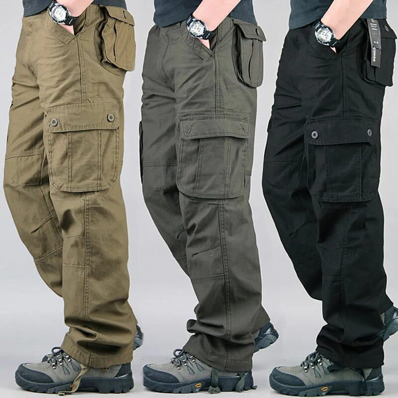 Fashionable Men's Army Army Combat Work Pants Overalls Camouflage Trousers купит