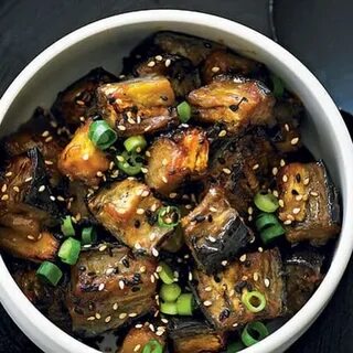 Баклажаны соевый соус кунжут