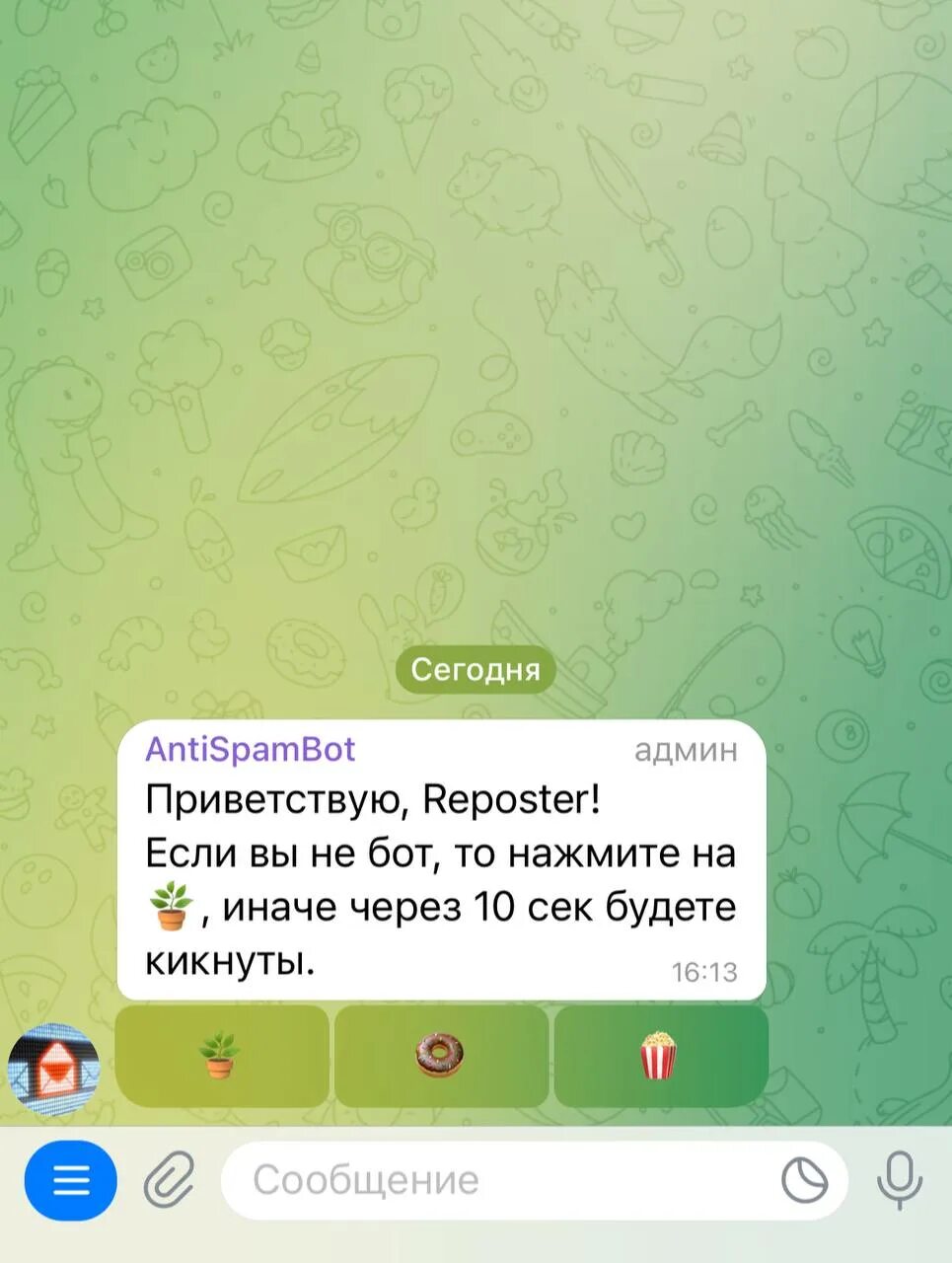 Д бот 120. Телеграмм бот для скачивания видео с тик ток.