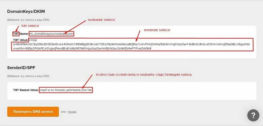 Txt запись в DNS. DKIM запись. DKIM запись для домена. Пример DKIM записи.