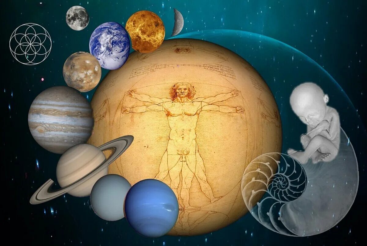 Рождение земной жизни. Рождение планеты. Влияние планет. Планеты в астрологии.