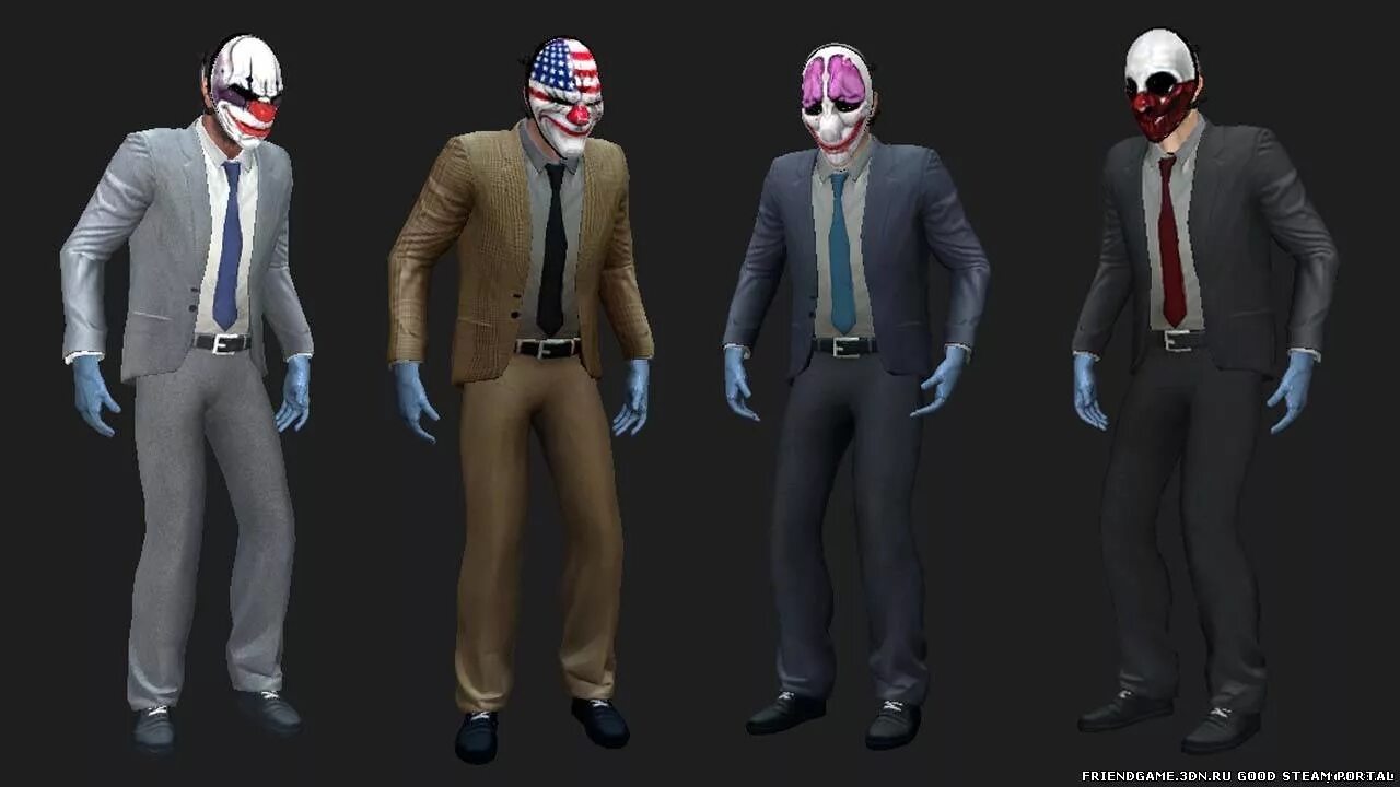 Payday 2 скины. Пейдей 1. КС 1.6 модель игроков из пейдей. Пейдей 2 скины. Кс го пак скинов