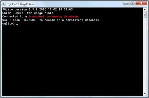 Sqlite3 error