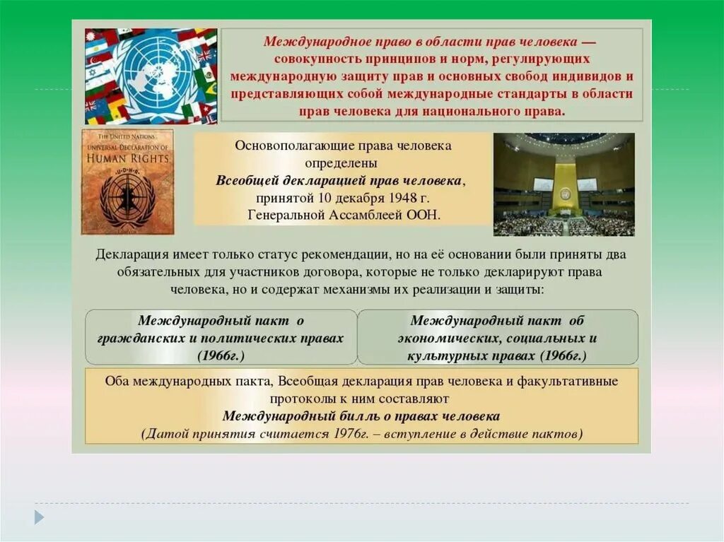 Международные стандарты в области защиты прав. Международные стандарты прав человека. Какие международные документы образуют право