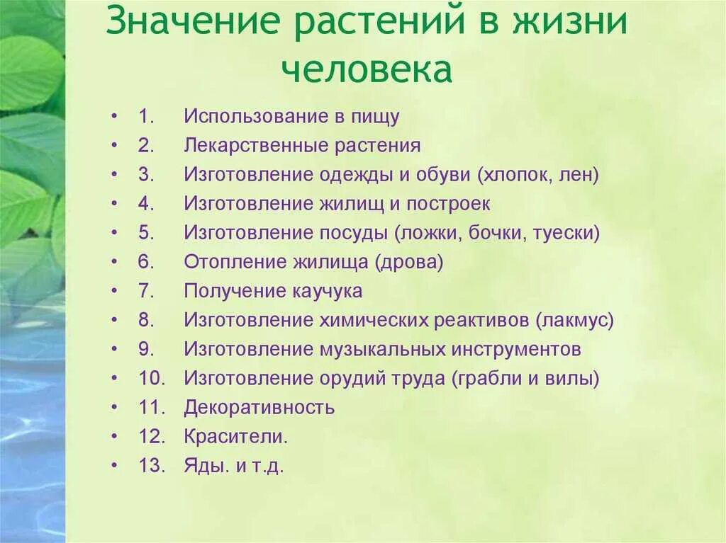 Расскажите о значении растений. Значение растений в природе и жизни человека 6 класс биология таблица. роль растений в природе и жизни человека 5 класс. роль растений в природе 6 класс биология. значение растений в жизни человека.