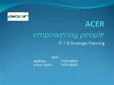 Acer empowering. Acer empowering