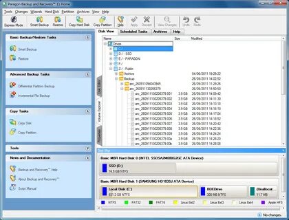 Paragon backup