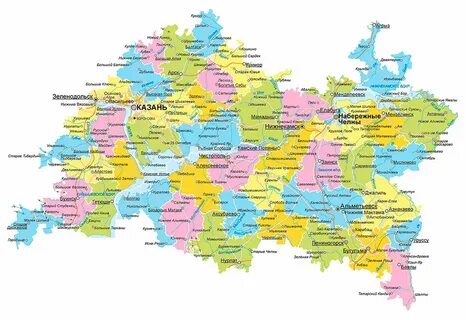 Автомобильную карту татарстана