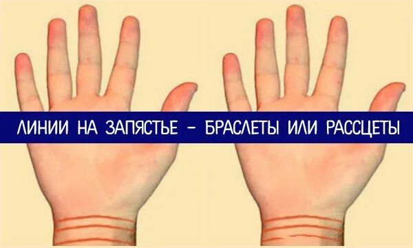 Хиромантия значение браслетов. Браслеты линии на запястье. Линии на руке браслеты на запястье. Хиромантия линии на запястье.