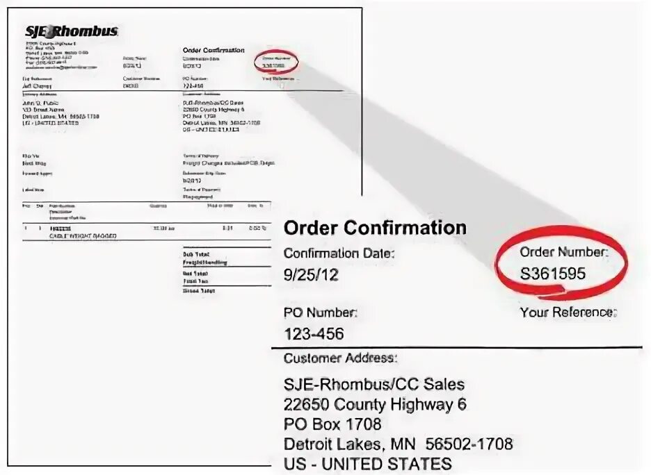 Your package number