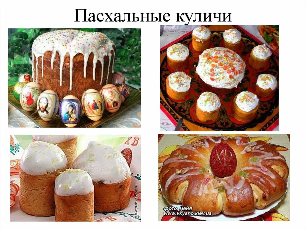 Чем отличается кулич от паски. Кулич «пасхальный». куличи для презентации.
