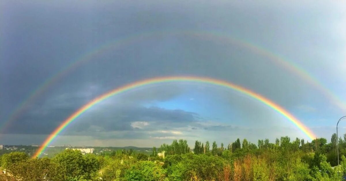 После дождя какая радуга. Радуга. Радуга после дождя. Двойная Радуга. Радуга над Донецком.