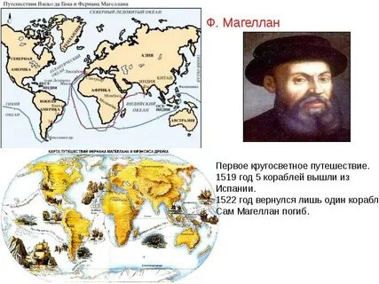 Путешествие фернана магеллана год