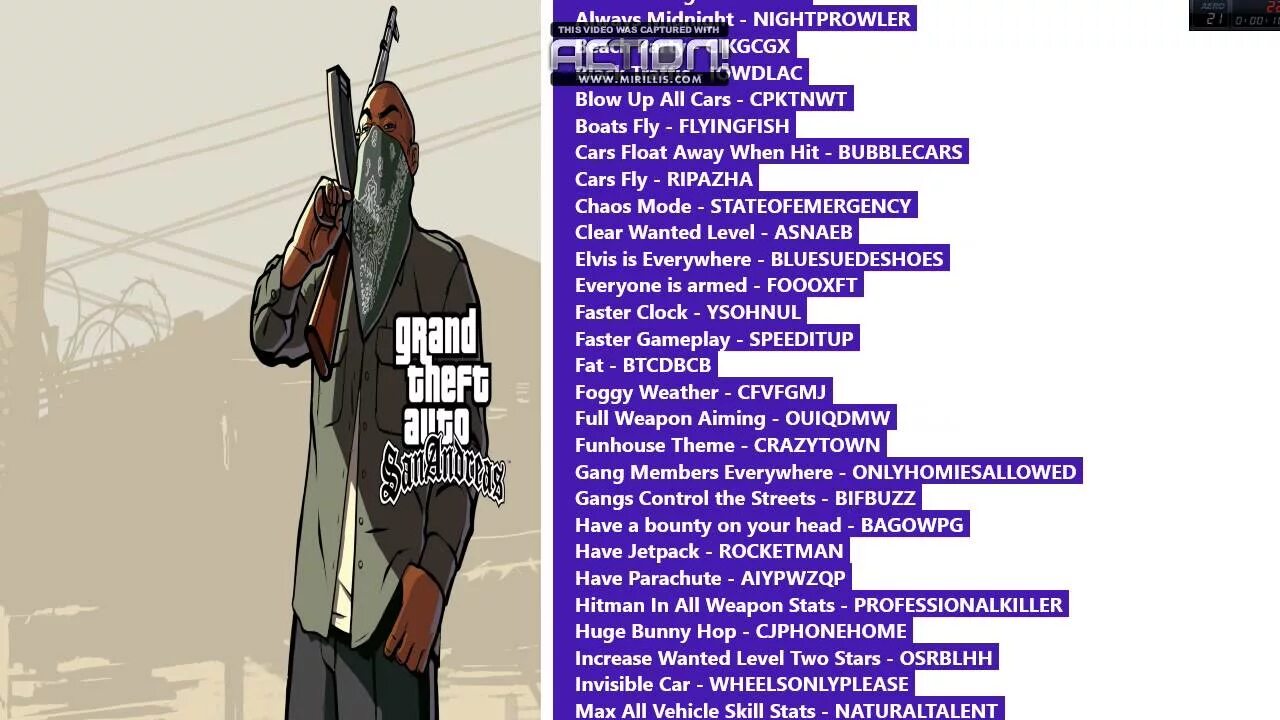 Бессмертие в гта сан андреас чит код. Чит-код на оружие в GTA San Andreas. Читы на GTA San Andreas на оружие. Чит коды на оружие ГТА са. Читы на ГТА Сан андреас на оружие.