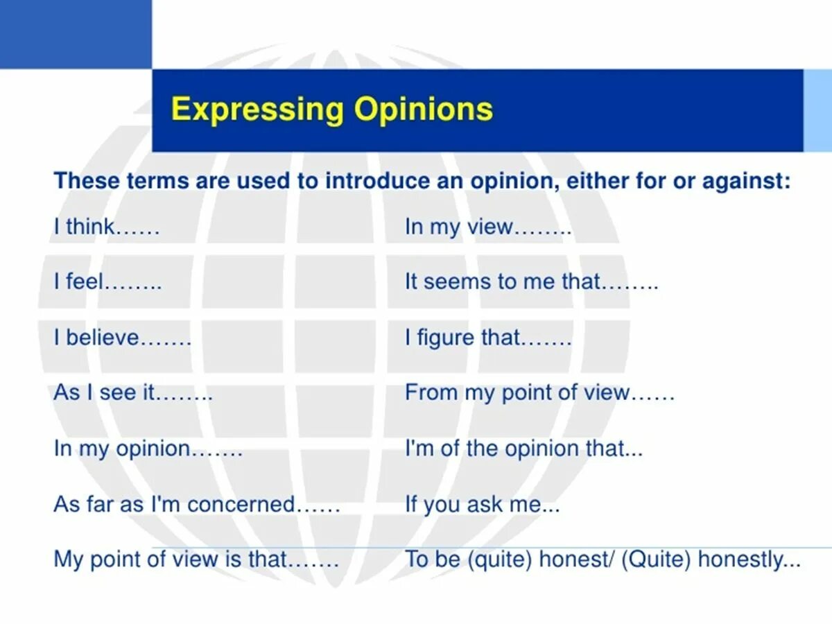 Because in my opinion. Phrases for giving opinion. Expressing opinion. Английский useful language. Expressing opinion phrases.