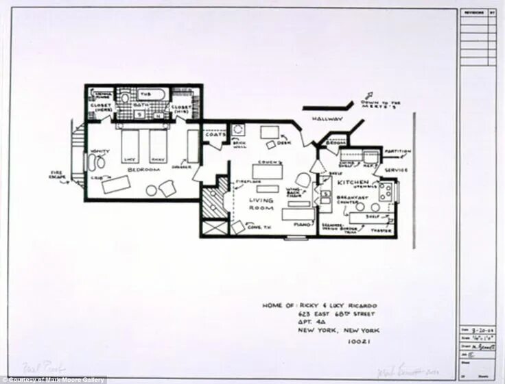 Mark plan. План квартиры во Франции. Съемочный план. 1950s Floorplan.