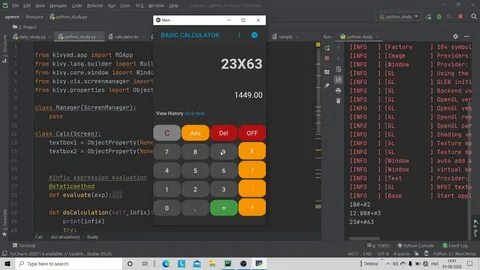 Kivy python