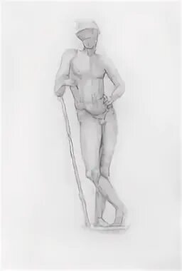 Рисунок карандашом гермес