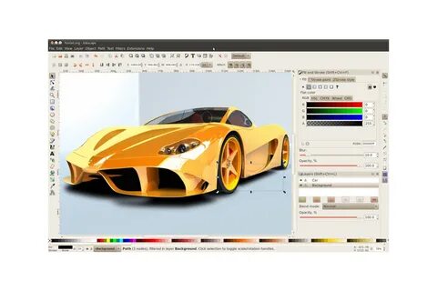 Графический редактор inkscape является