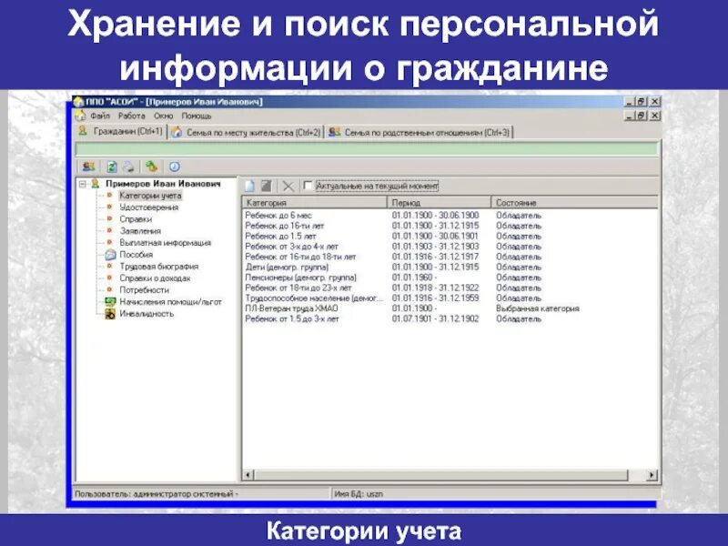 Категория учета. Категория учета 1. Поиск персональной информации. Категория учета 11. Расшифровка категории учета