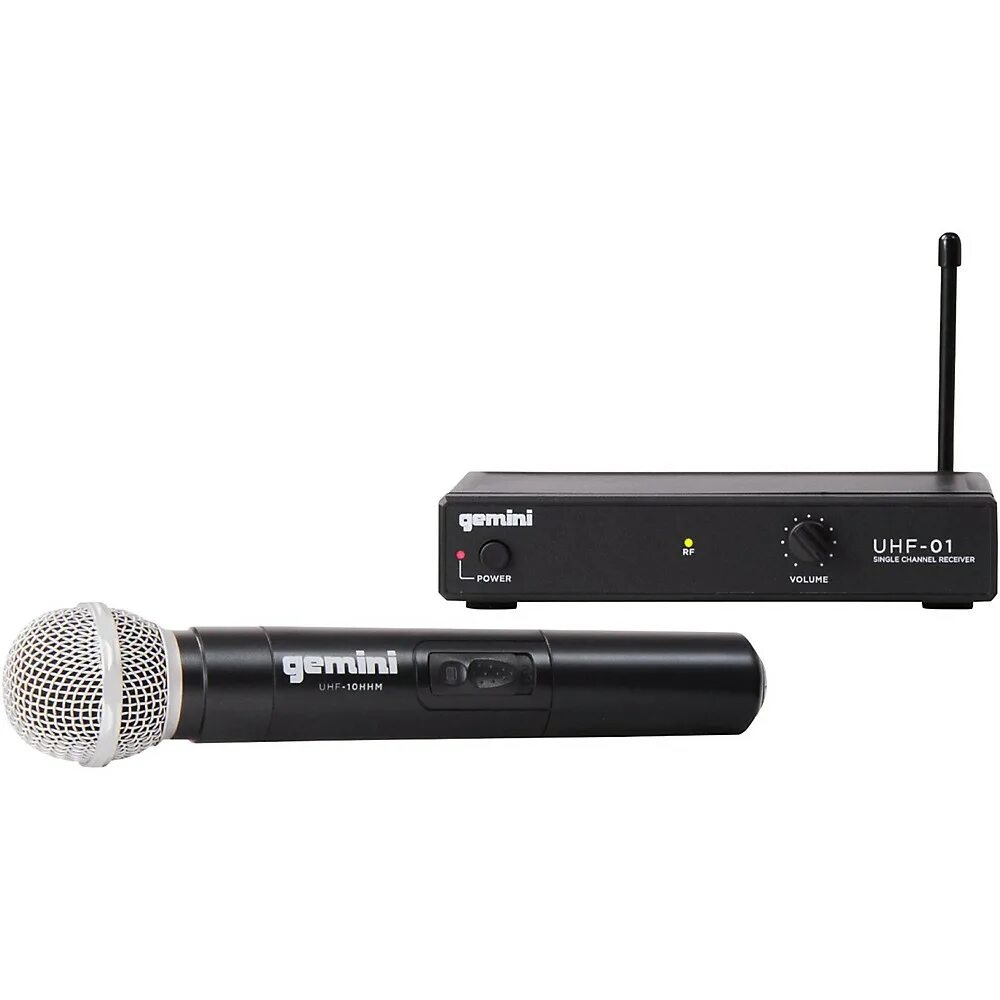 Uhf микрофон. Микрофон gemini. one channel wireless microphone. микрофон gemsound uma 150.