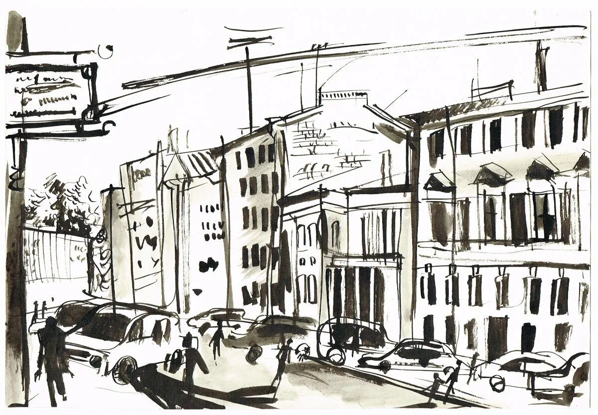 Городская графика. Наброски городского пейзажа. Городской тип графика. Графический архитектурный пейзаж. Скетч город.