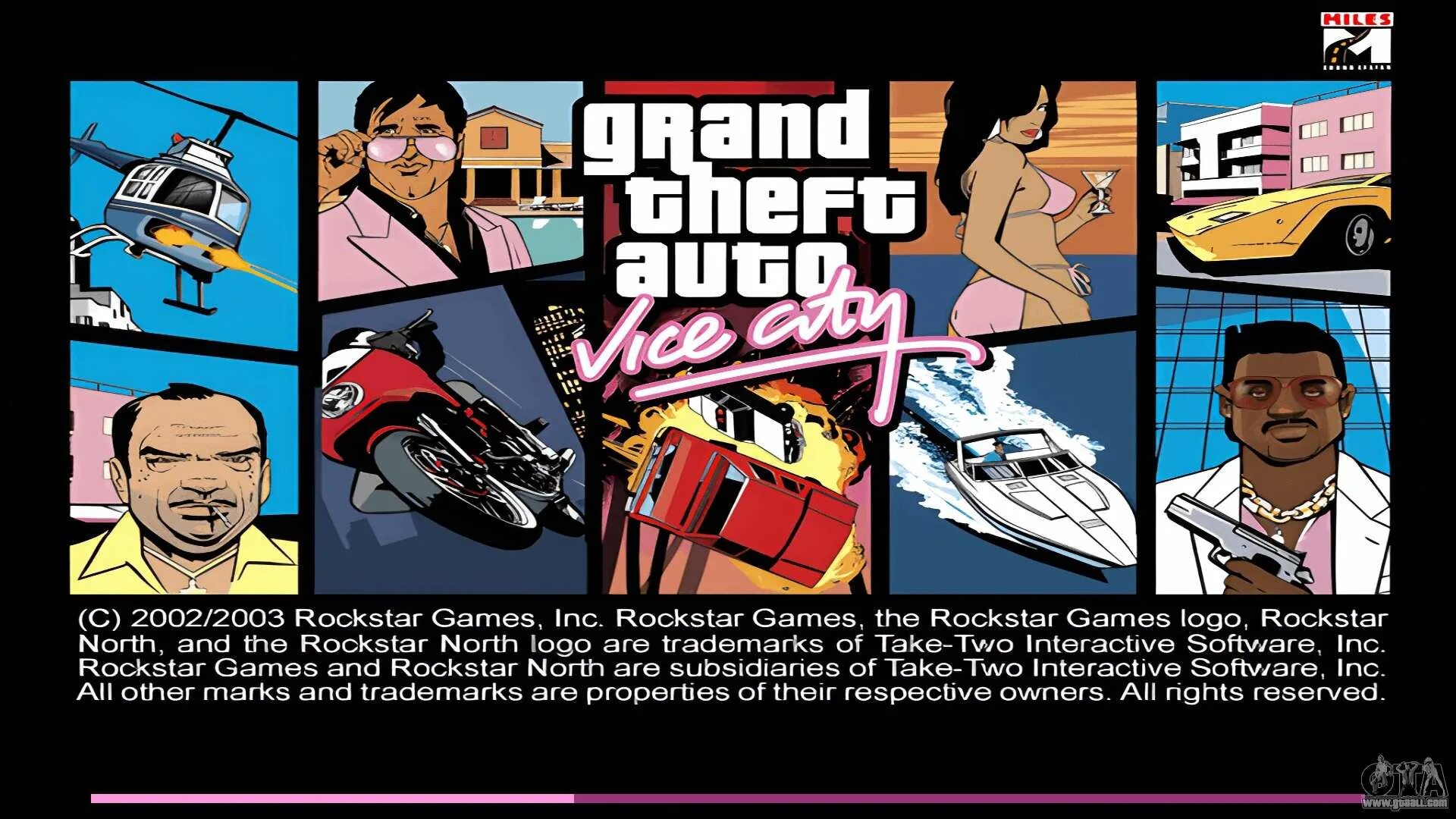 Гта вайс сити не работает. Grand Theft auto vice City загрузочные экраны. GTA 3 vice City. GTA VC 2002. GTA vice City обложка.