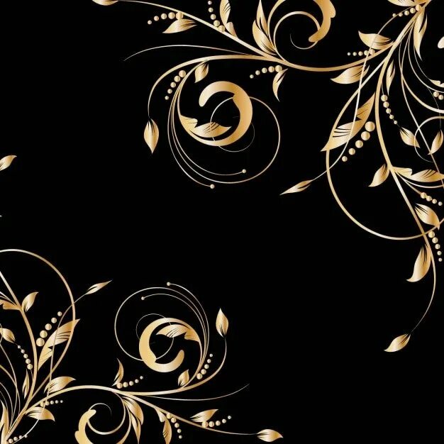 Черный фон с узорами. Черно золотые узоры. Фон с узорами. Золотой орнамент. Черно золотые узоры.